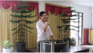LGOO VI Sonia L. Jaucian reminds personnel to submit administrative requirements of the office.