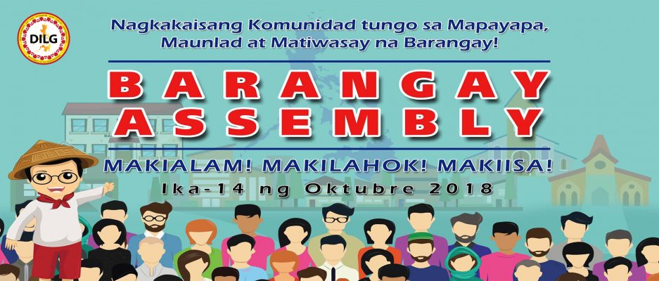 Barangay Assembly 2018 2nd Semester new | DILG Catanduanes