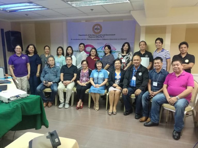 Strengthening DILG V GAD Focal Point System | DILG Regional Office No. 5