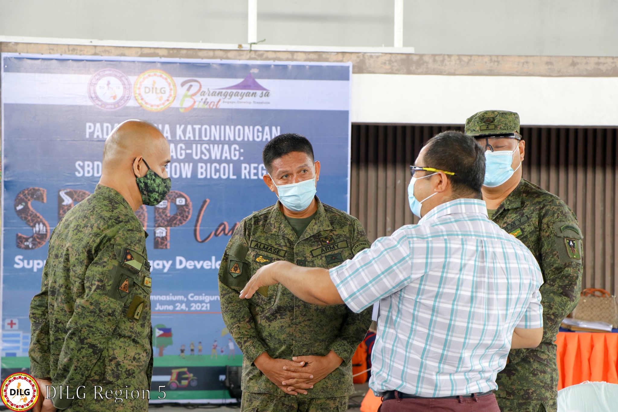 Launching of SBDP projects for Region V | DILG Regional Office No. 5