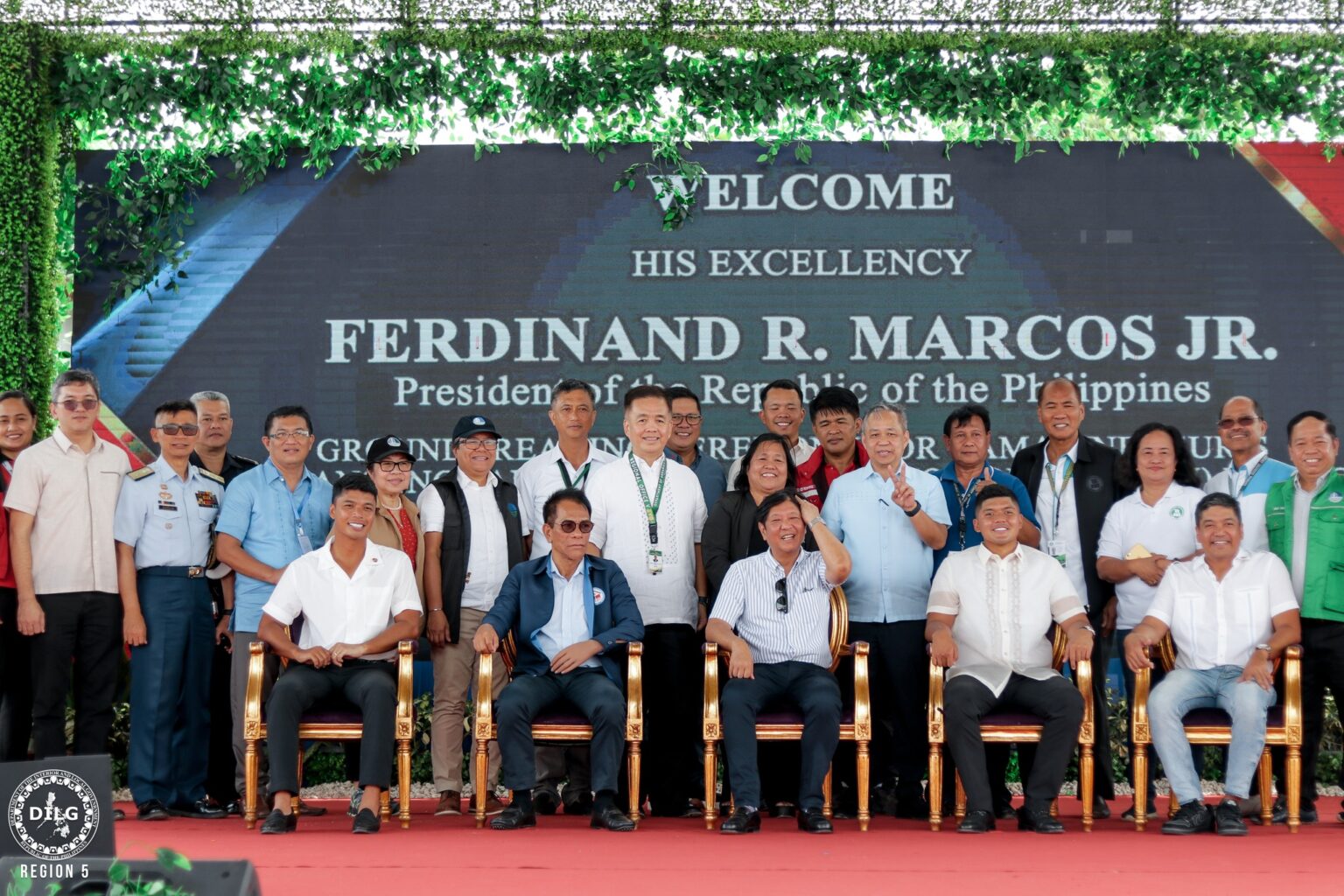 PBBM LEADS THE GROUNDBREAKING CEREMONY FOR CAMARINES SUR’S PAMBANSANG ...